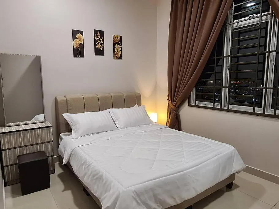 Apartmán Eid Sks Habitat -Free Wifi Netflix, Larkin, Johor Bahru 0*,  Malajsie