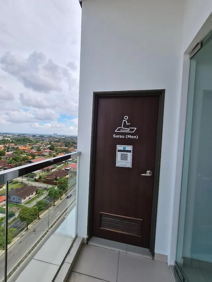 Apartmán Eid Sks Habitat -Free Wifi Netflix, Larkin, Johor Bahru Malajsie