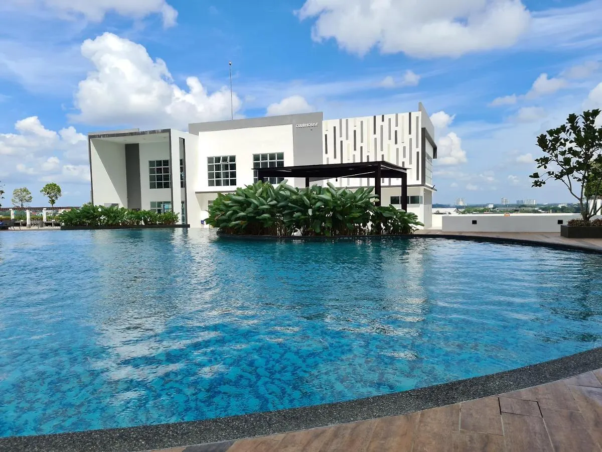 Apartmán Eid Sks Habitat -Free Wifi Netflix, Larkin, Johor Bahru 0*,