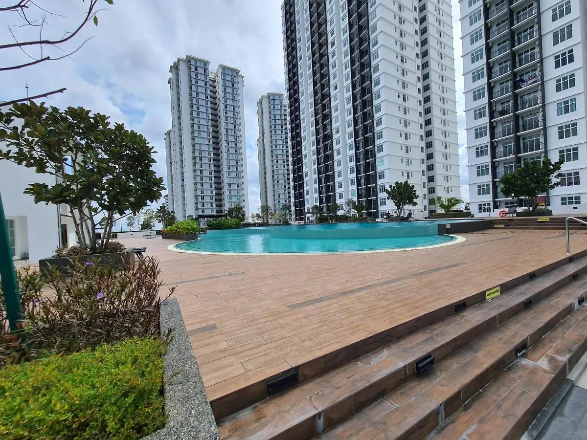 Apartmán Eid Sks Habitat -Free Wifi Netflix, Larkin, Johor Bahru Malajsie