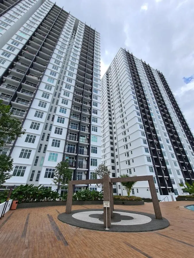 Apartmán Eid Sks Habitat -Free Wifi Netflix, Larkin, Johor Bahru 0*,
