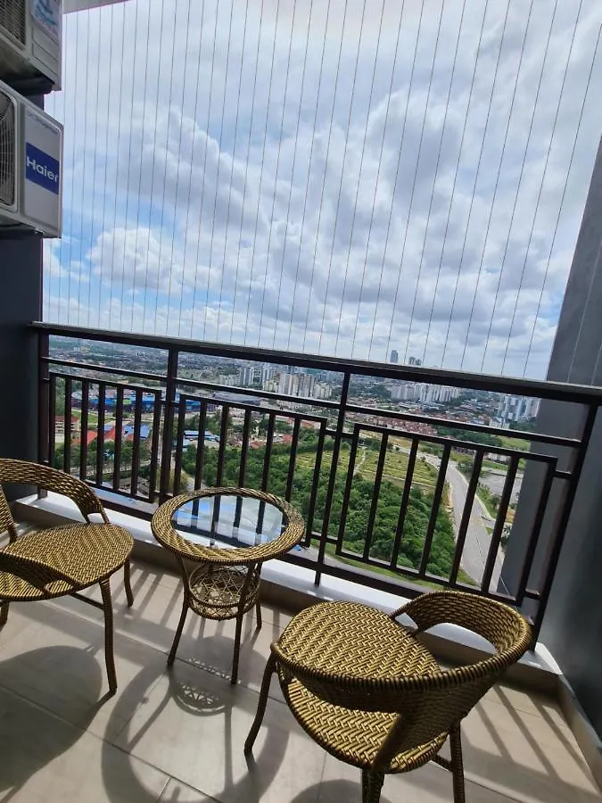 Apartmán Eid Sks Habitat -Free Wifi Netflix, Larkin, Johor Bahru Malajsie